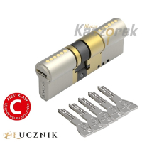 Wkładka Łucznik 800 - FlexiLock - wkładka modułowa - klucz - klucz - satyna